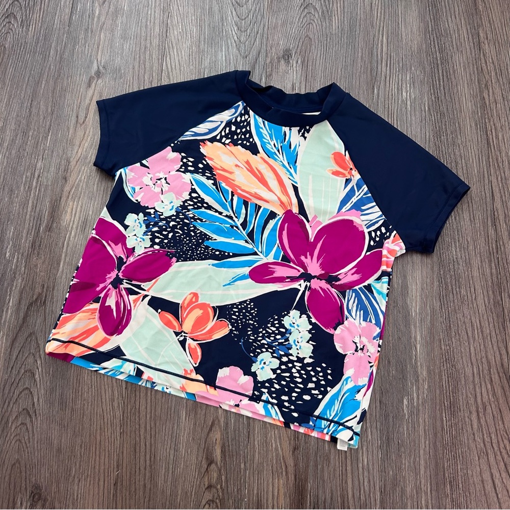 Athleta Girls Swim rash guard size 12